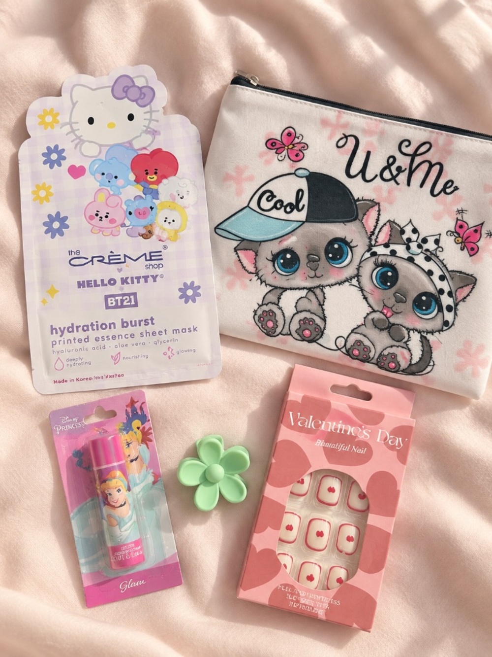 MYSTERY Bundle! Pouch, Nails, Masks & Hair Clip - Picture 2 of 2